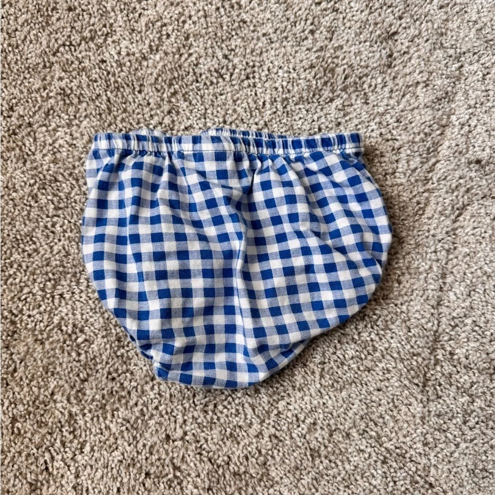 Carter’s Baby Girl Blue Gingham Dress & Bloomer Set baby outfit- Size 18 Months
